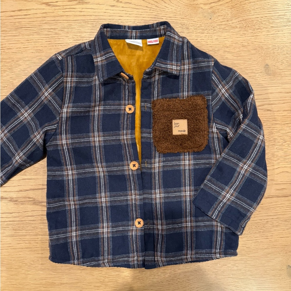 Zara boy plaid jacket